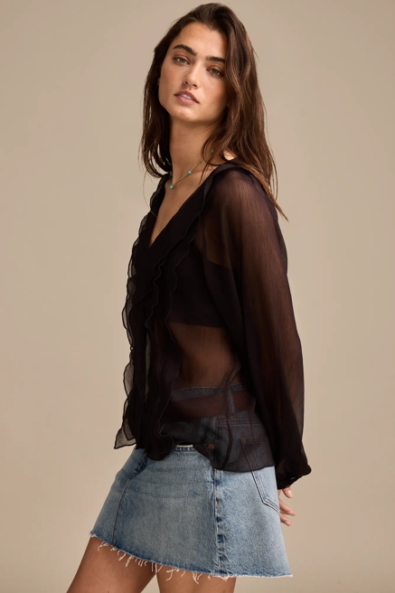 FEMME RUFFLE TOP, image 4