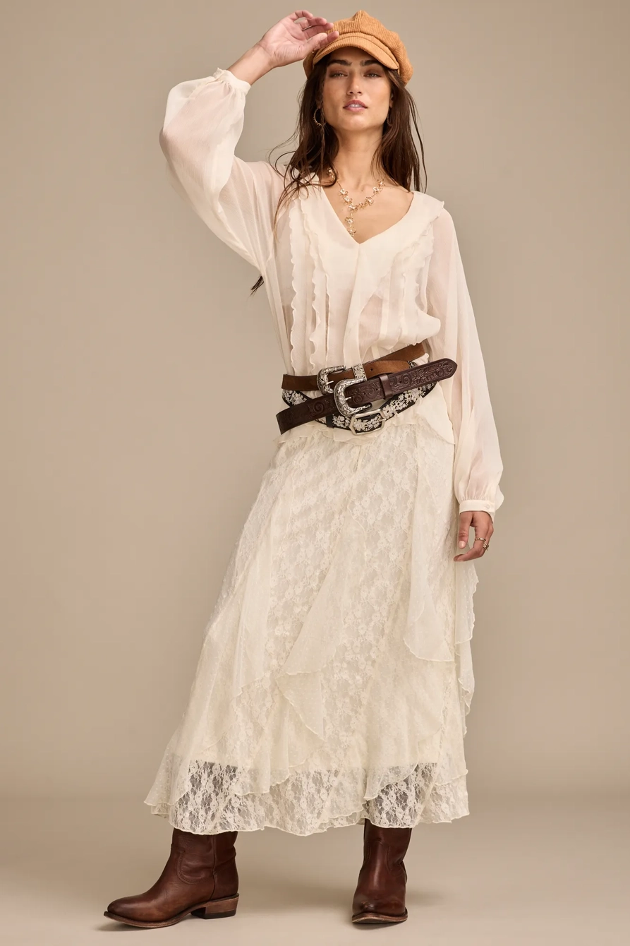 FEMME RUFFLE TOP