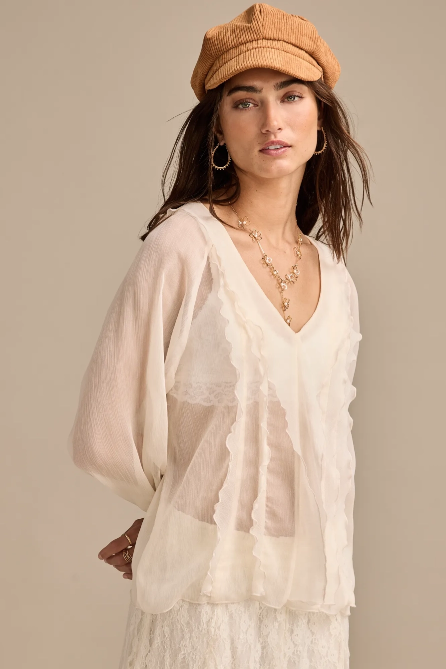 FEMME RUFFLE TOP