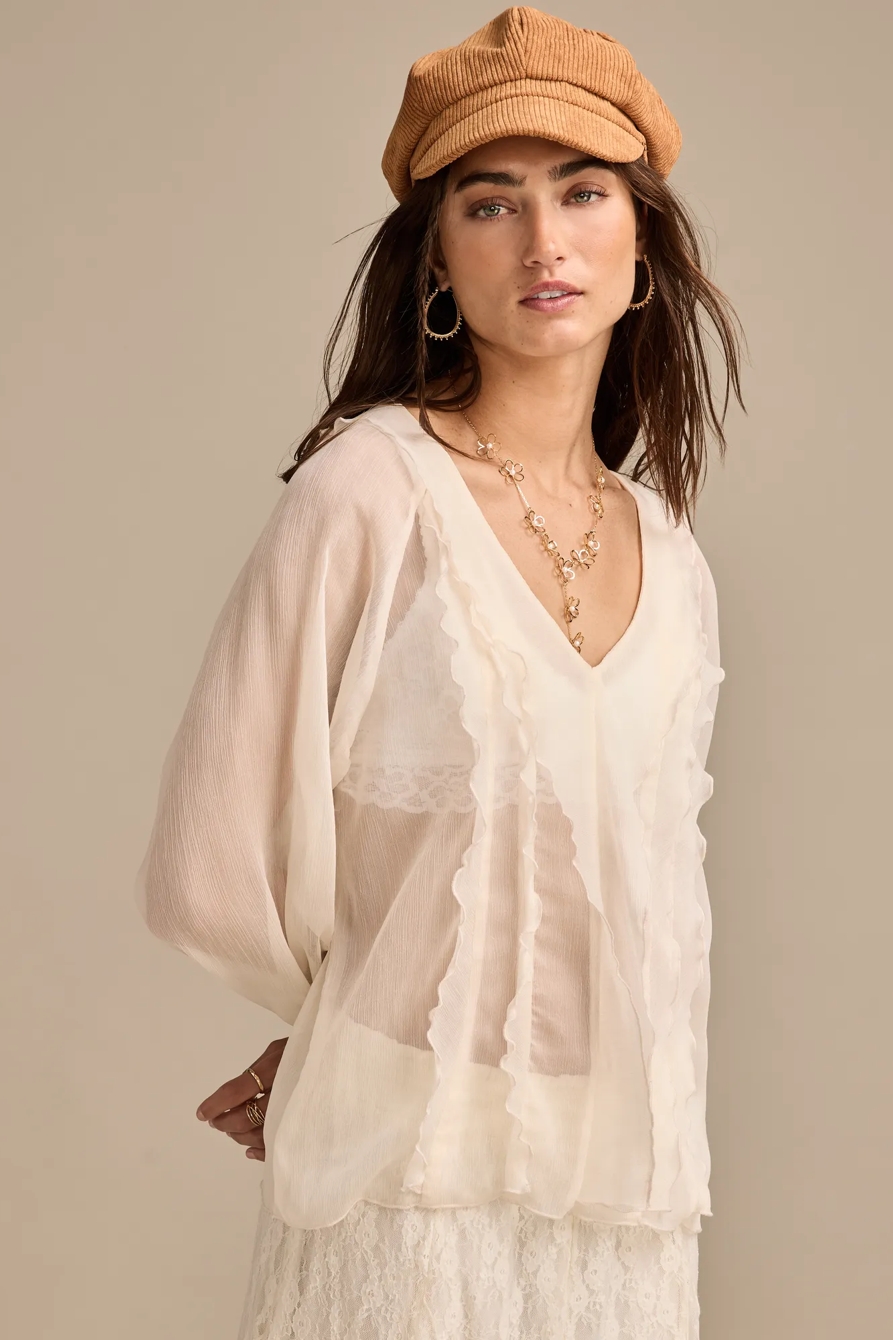 FEMME RUFFLE TOP, image 3