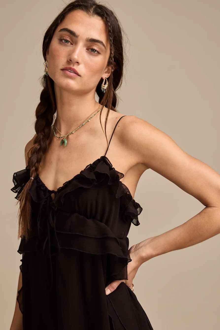 RUFFLE MINI DRESS, image 3