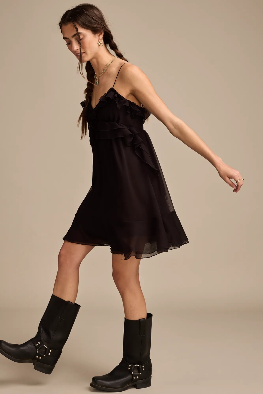 RUFFLE MINI DRESS, image 4