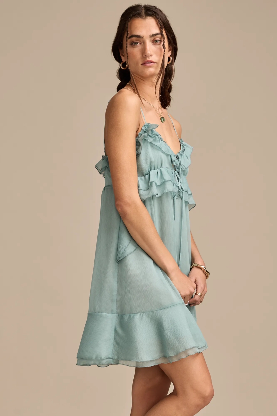 RUFFLE MINI DRESS, image 4
