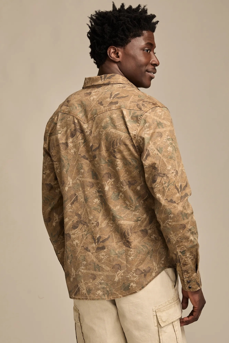 LONG SLEEVE TWILL WESTERN SHIRT, image 3