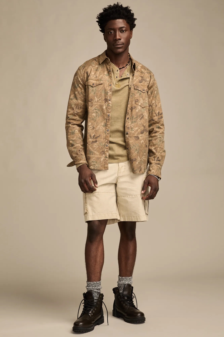 LONG SLEEVE TWILL WESTERN SHIRT, image 5