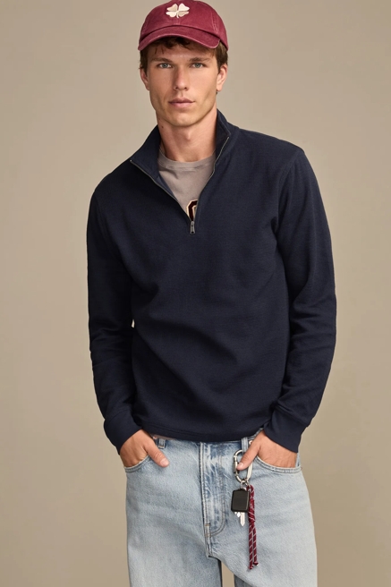 DOFOLD HALF ZIP MOCK NECK, image 1
