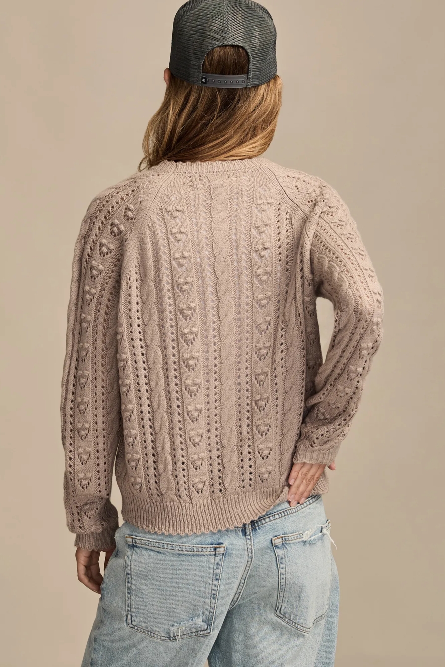POINTELLE CREW SWEATER, image 3