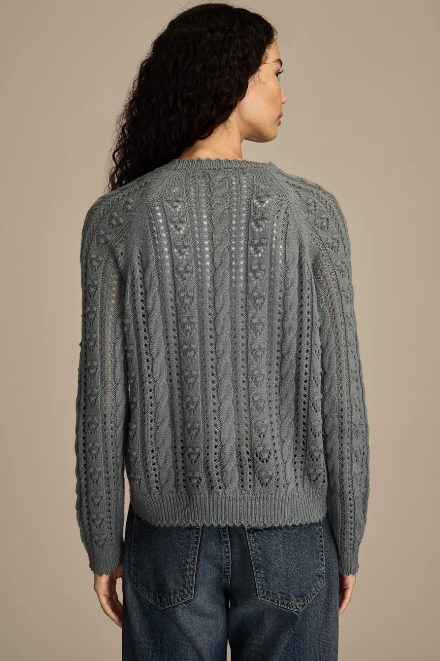 POINTELLE CREW SWEATER, image 3
