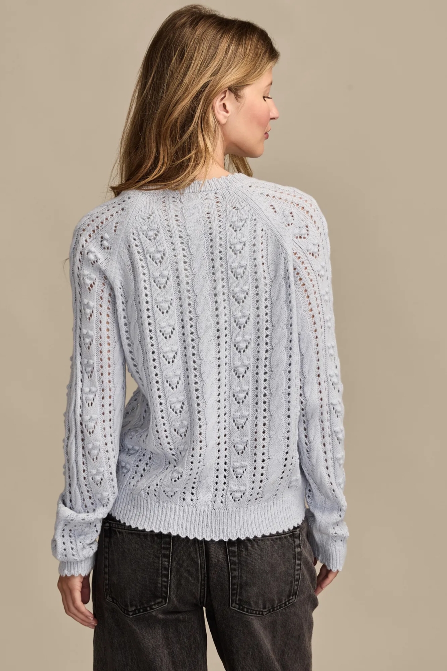 POINTELLE CREW SWEATER, image 3