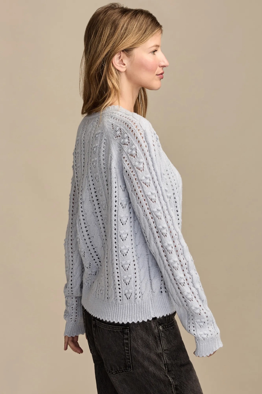 POINTELLE CREW SWEATER, image 4
