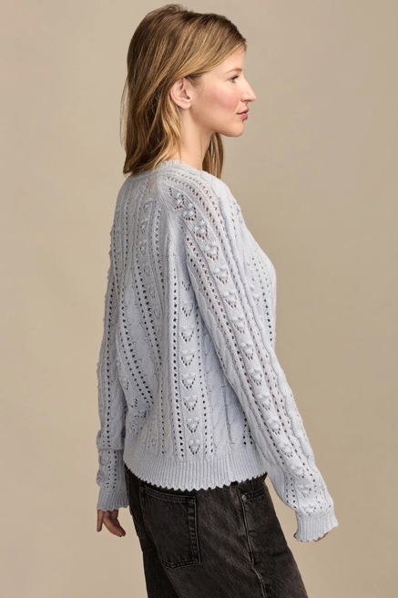 POINTELLE CREW SWEATER, image 4