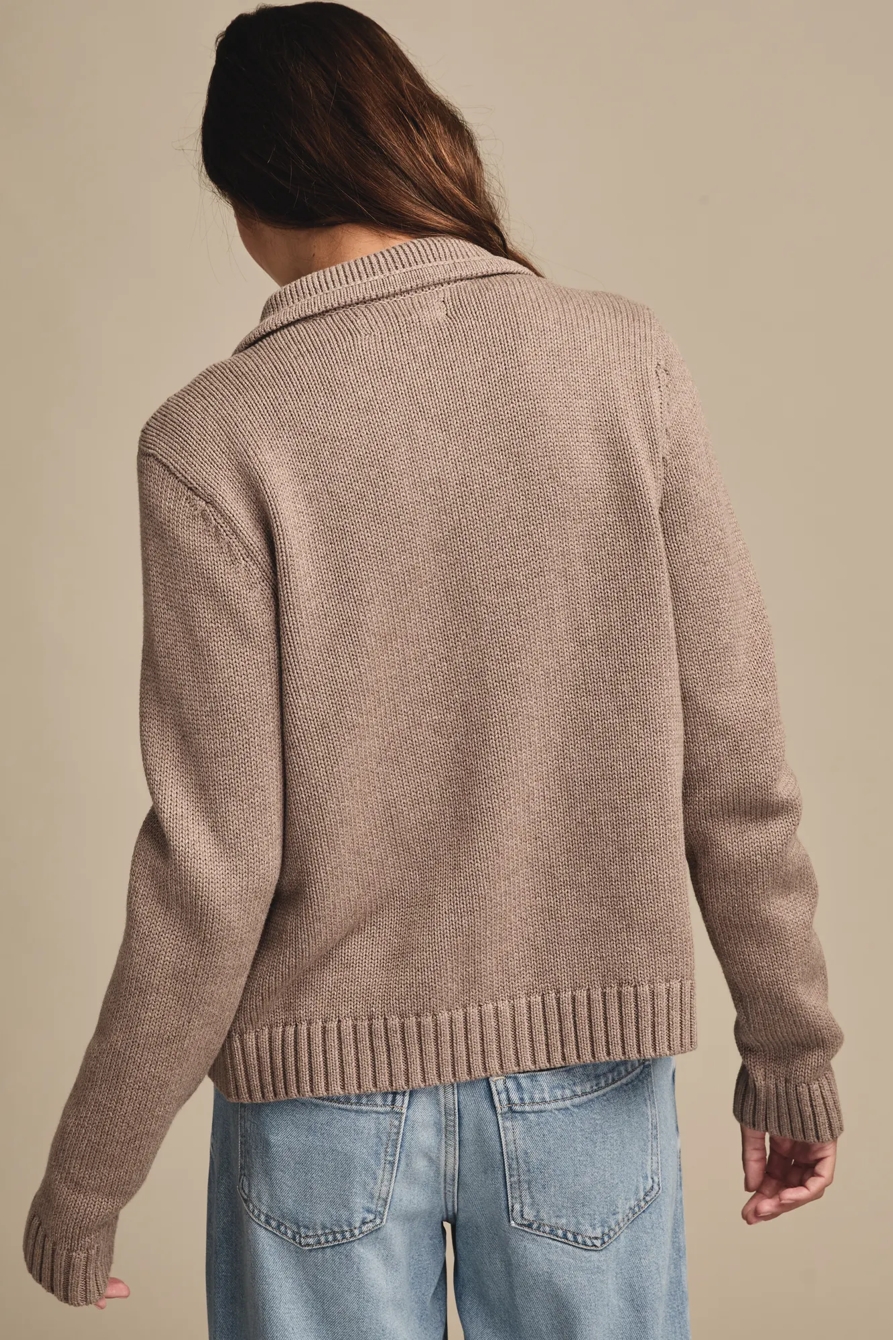 COLLARED BUTTON UP CARDIGAN SWEATER, image 3