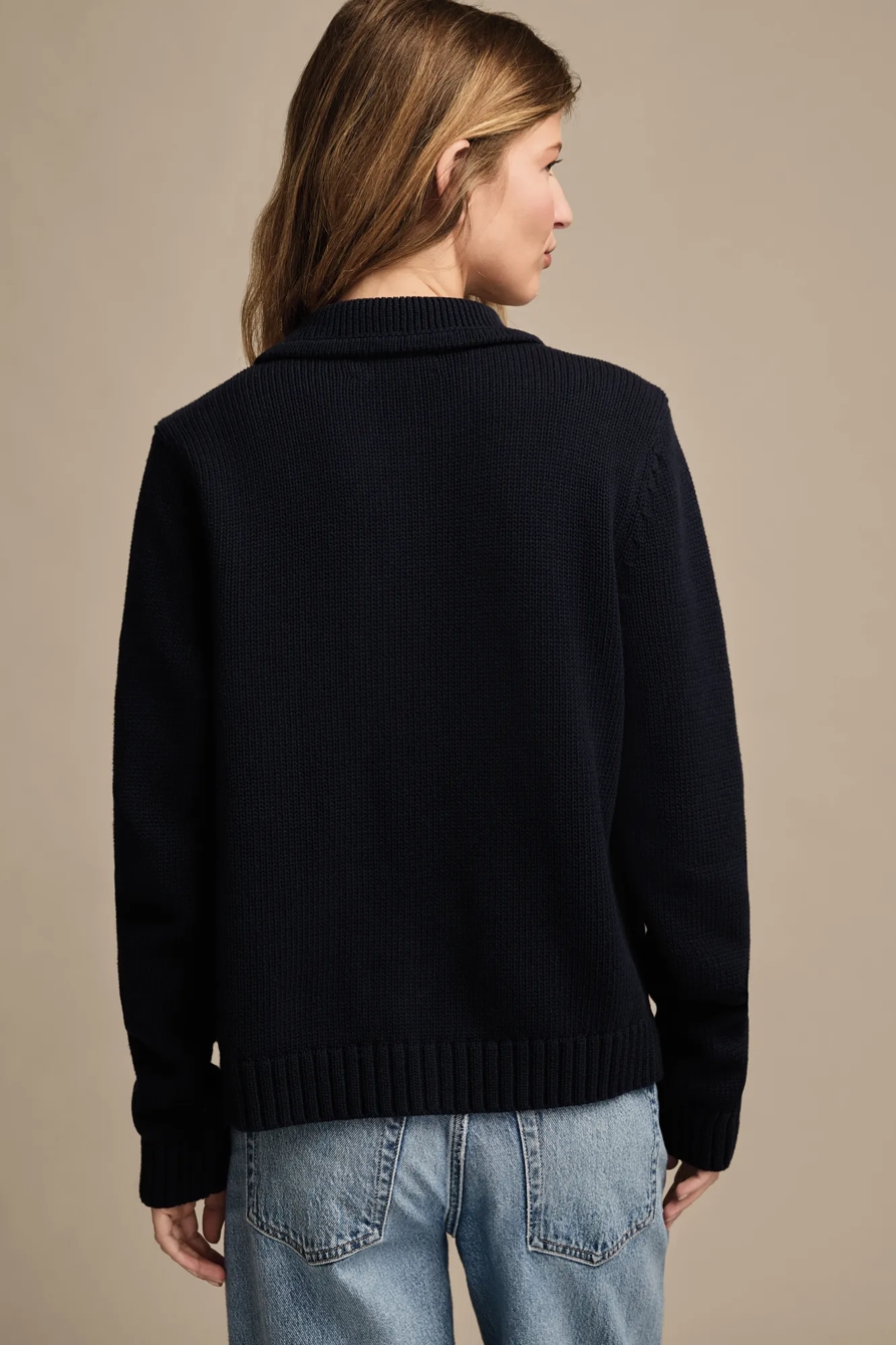 COLLARED BUTTON UP CARDIGAN SWEATER, image 3