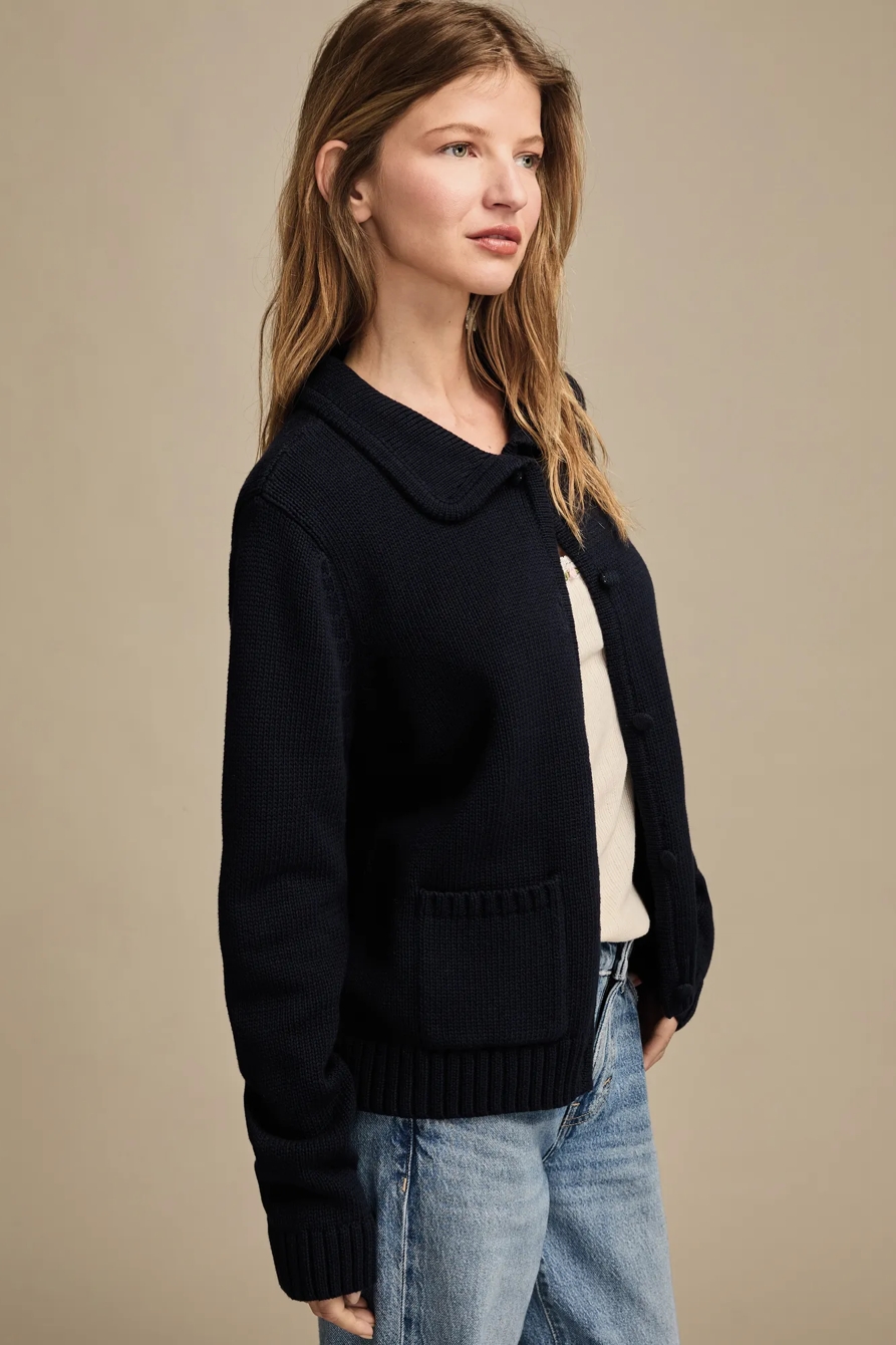 COLLARED BUTTON UP CARDIGAN SWEATER, image 4