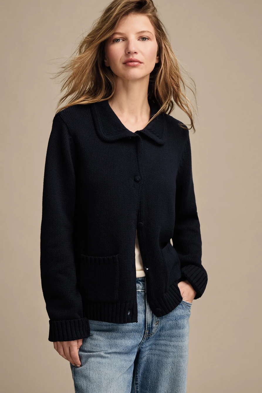 COLLARED BUTTON UP CARDIGAN SWEATER, image 5