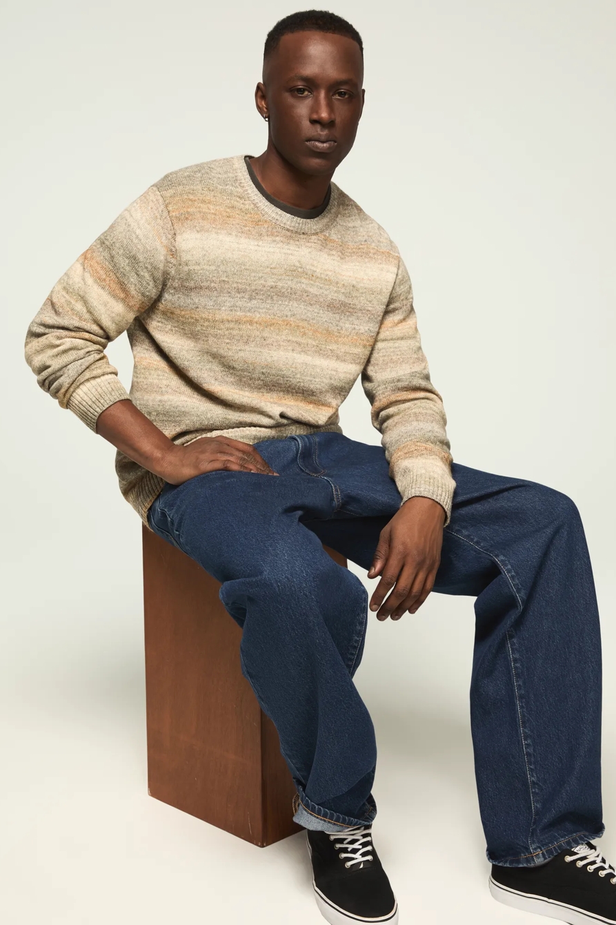 SPACE DYE CREW NECK, image 2