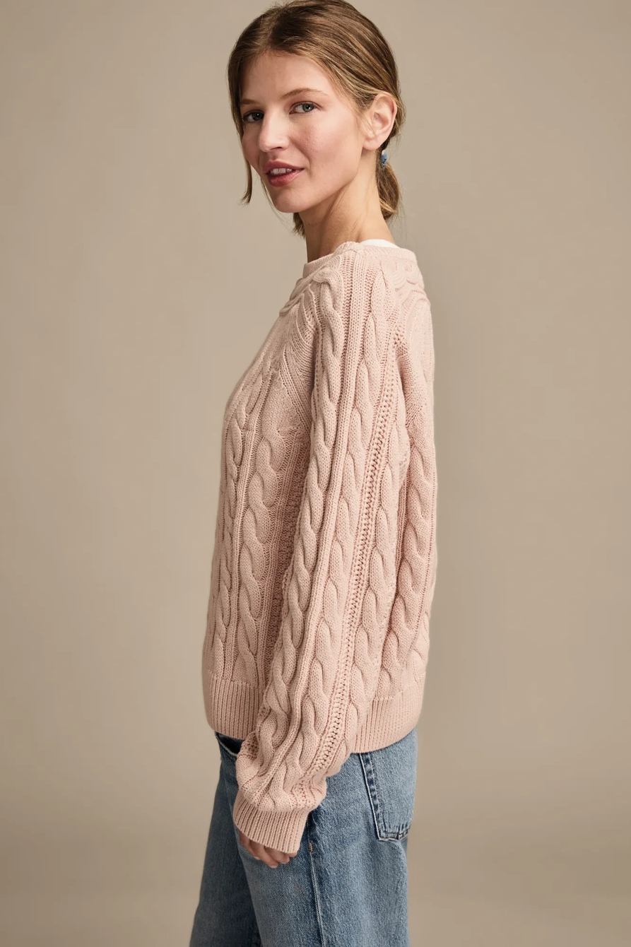 BOAT NECK CABLE SWEATER, image 4