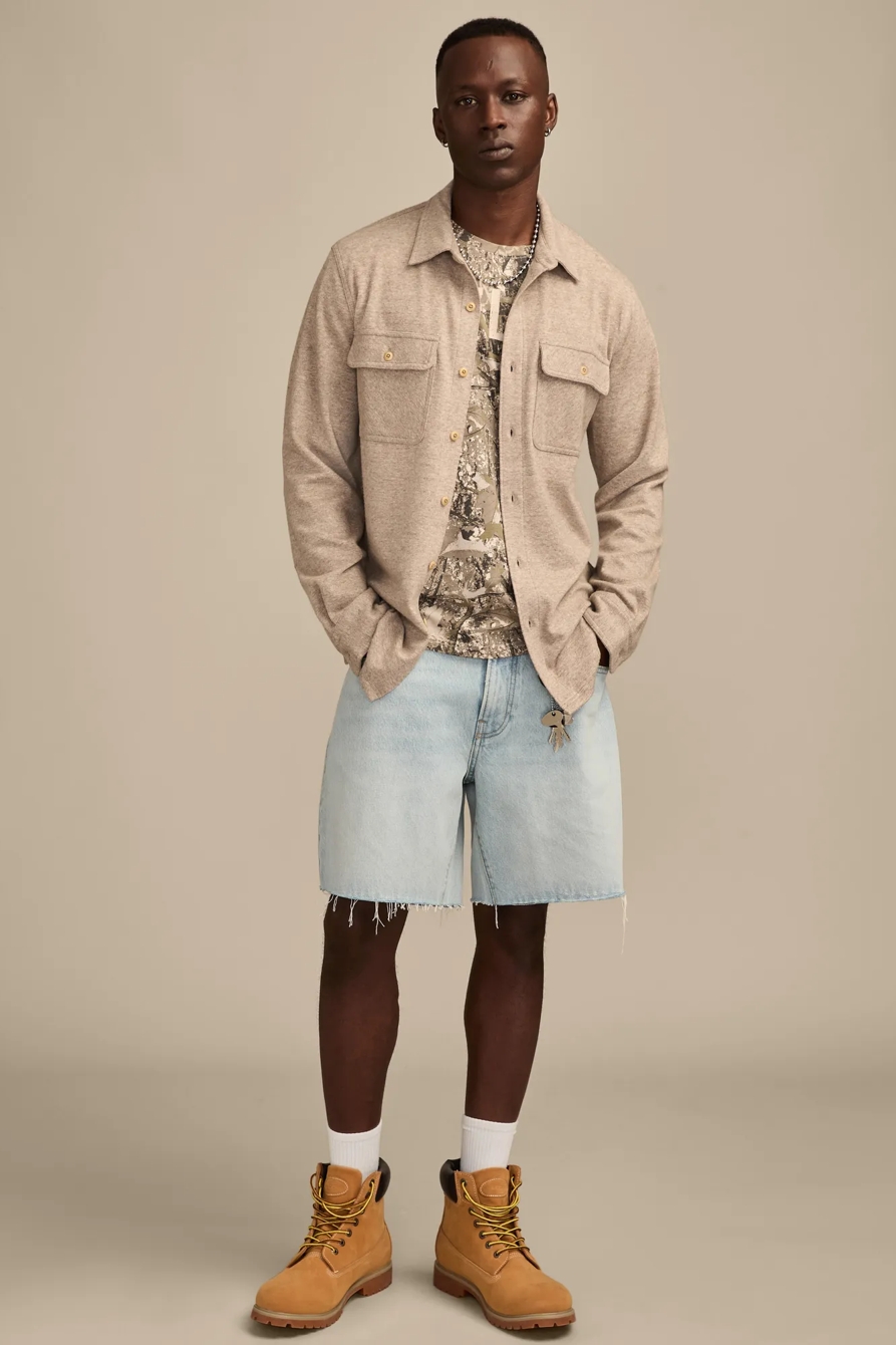 DOUBLE FACED SOFT KNIT SHIRT, image 2