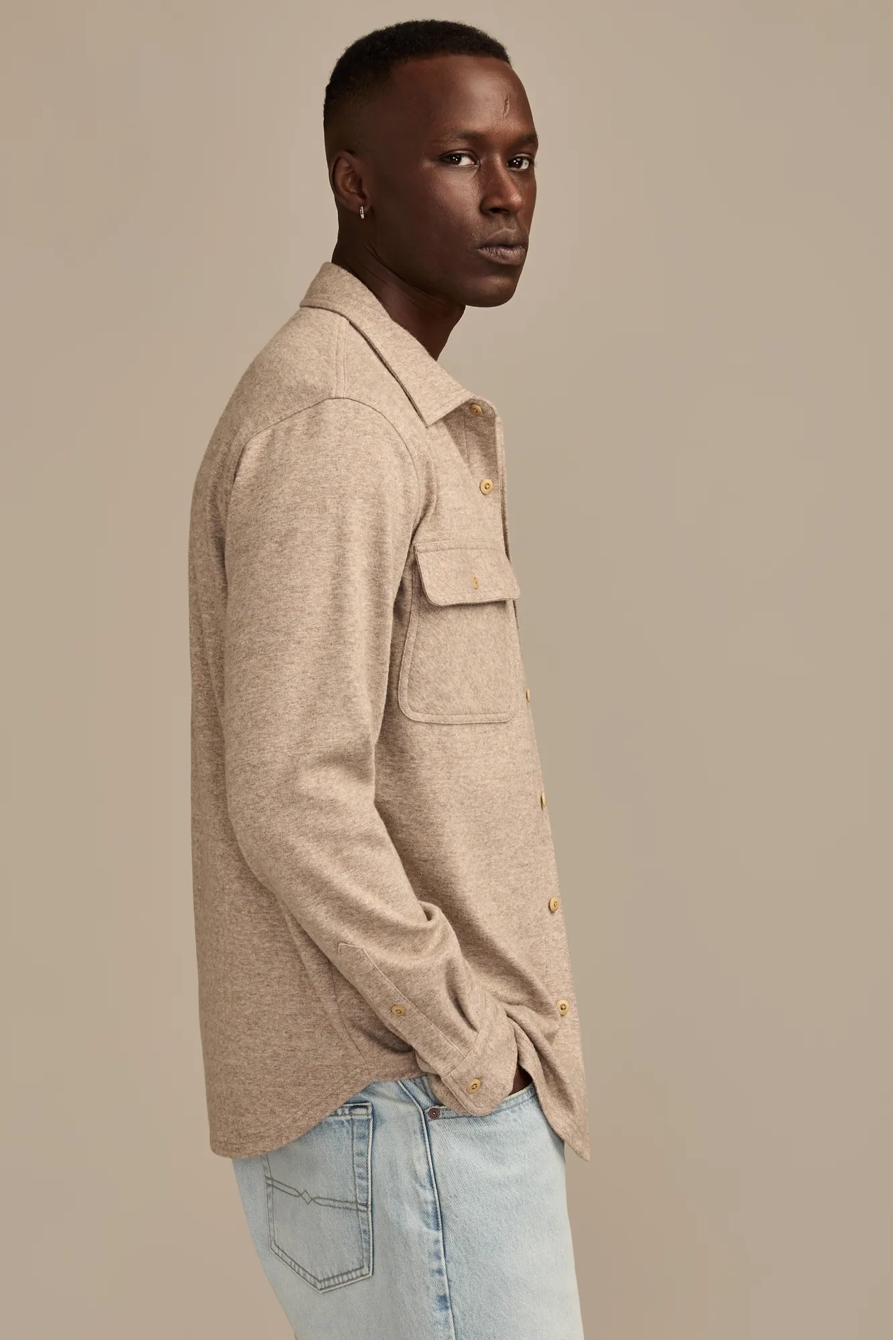 DOUBLE FACED SOFT KNIT SHIRT, image 4