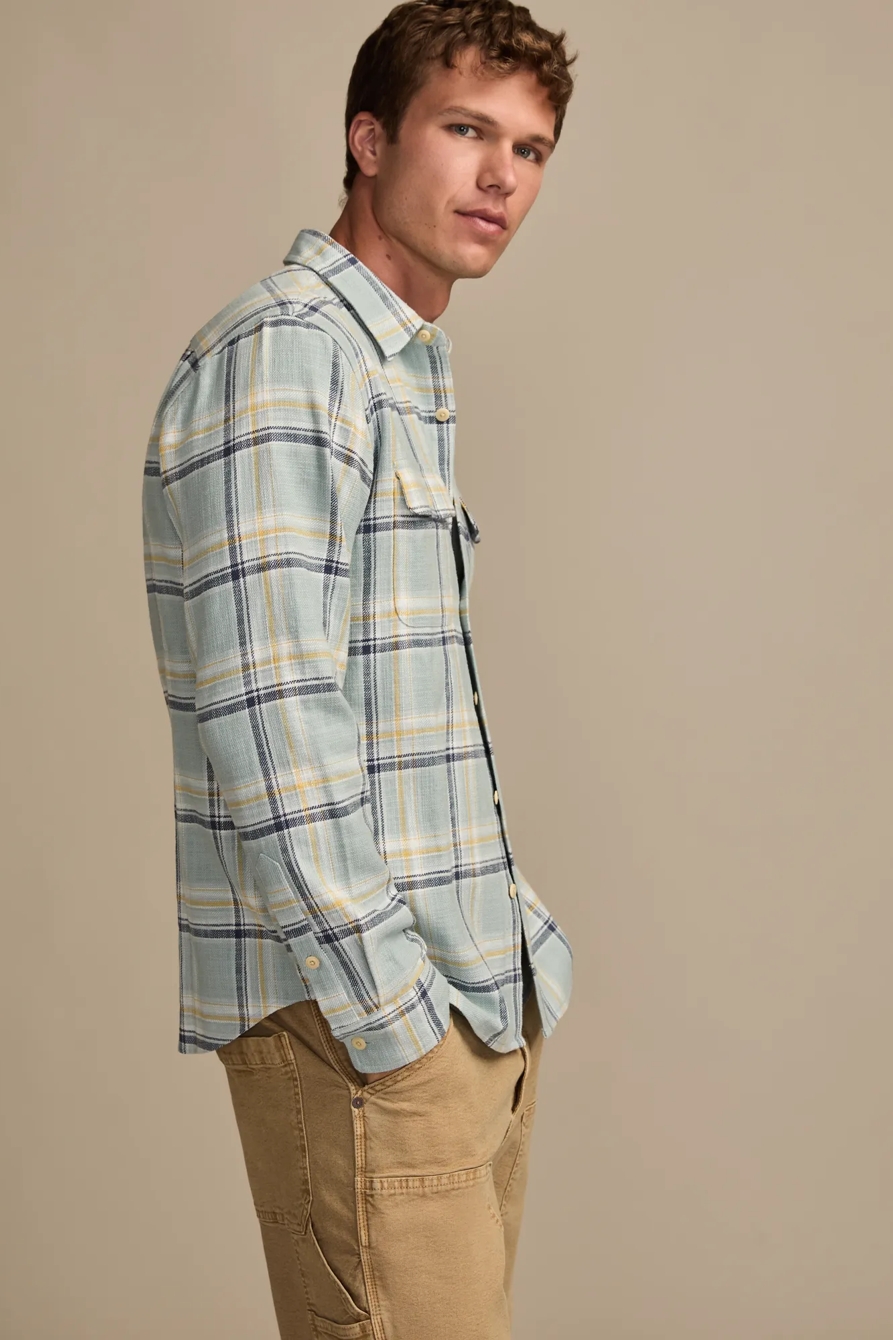BIG SLUB PLAID UTILITY SHIRT, image 4