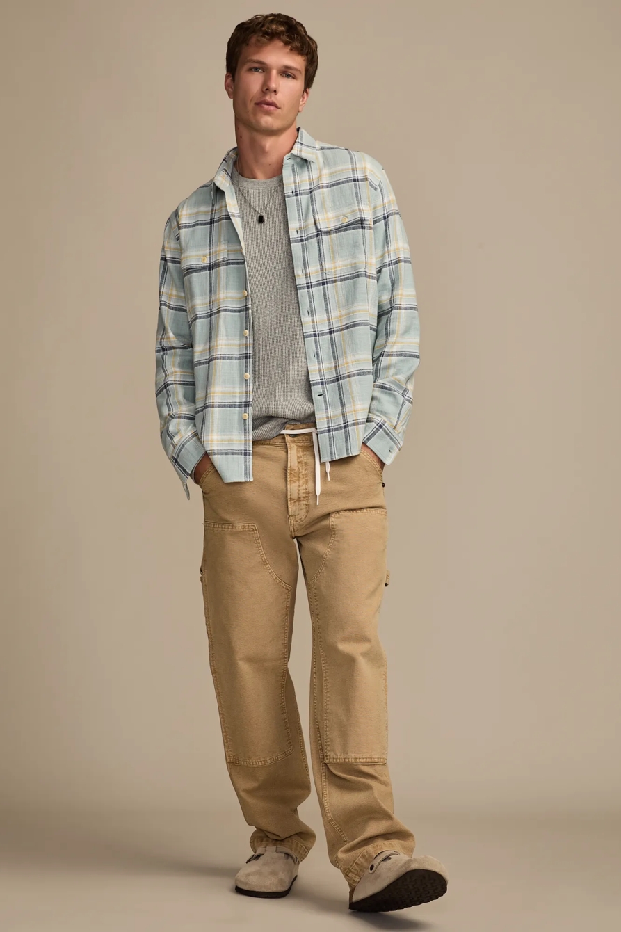 BIG SLUB PLAID UTILITY SHIRT, image 5