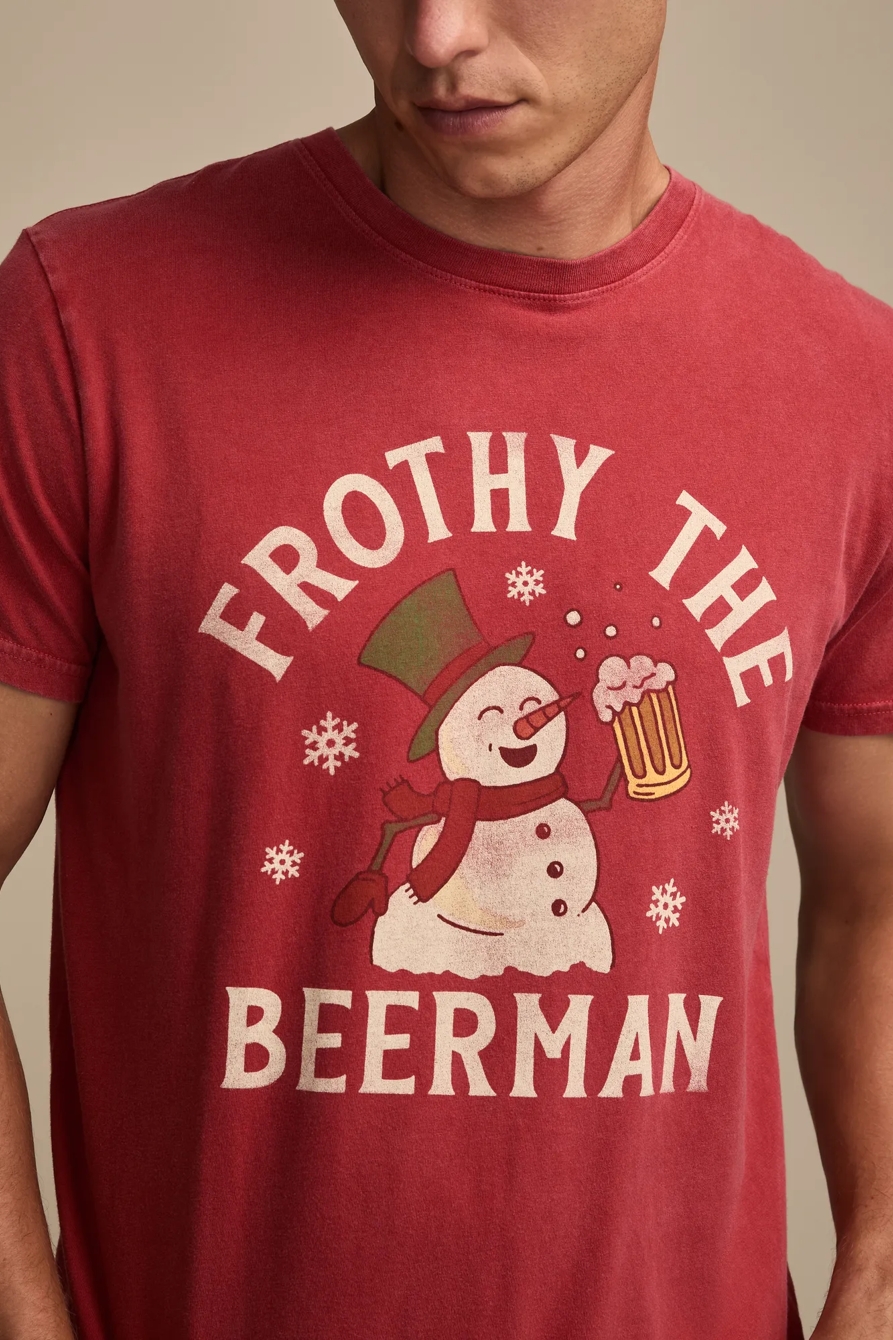 FROTHY THE BEER MAN TEE, image 2