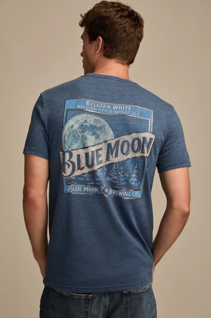 BLUE MOON LABEL TEE, image 1