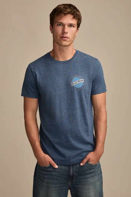 BLUE MOON LABEL TEE, image 2
