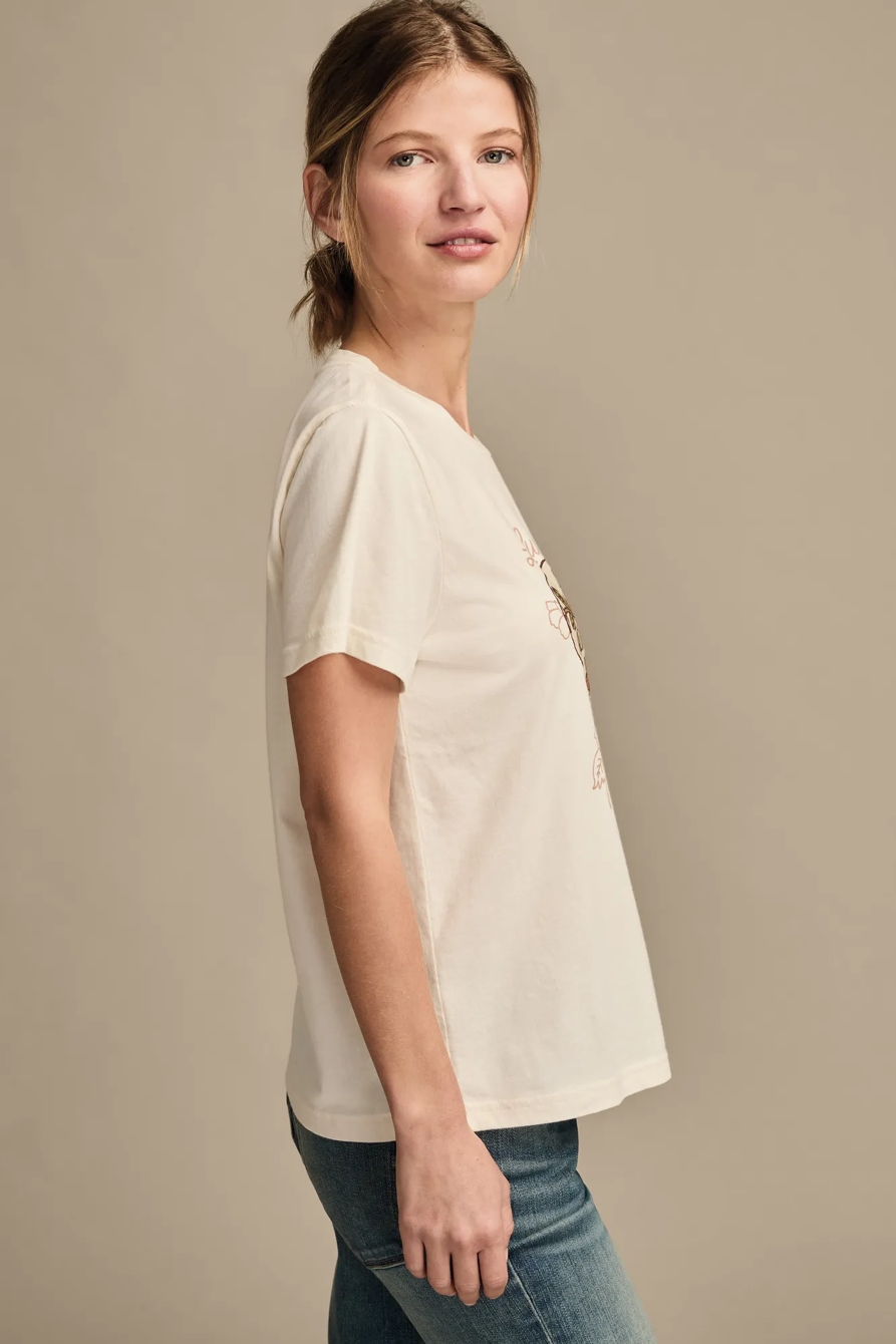 HEART FLORAL CLASSIC CREW, image 4