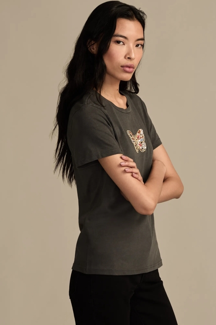 SEQUIN BUTTERFLY CLASSIC CREW, image 4