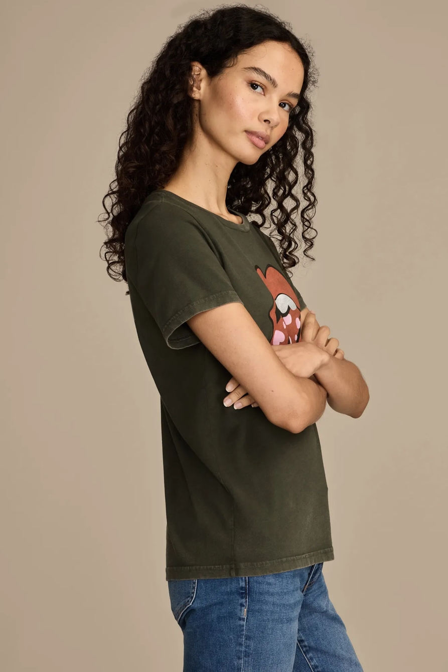 ROLLING STONES HEART LIP CLASSIC CREW, image 3