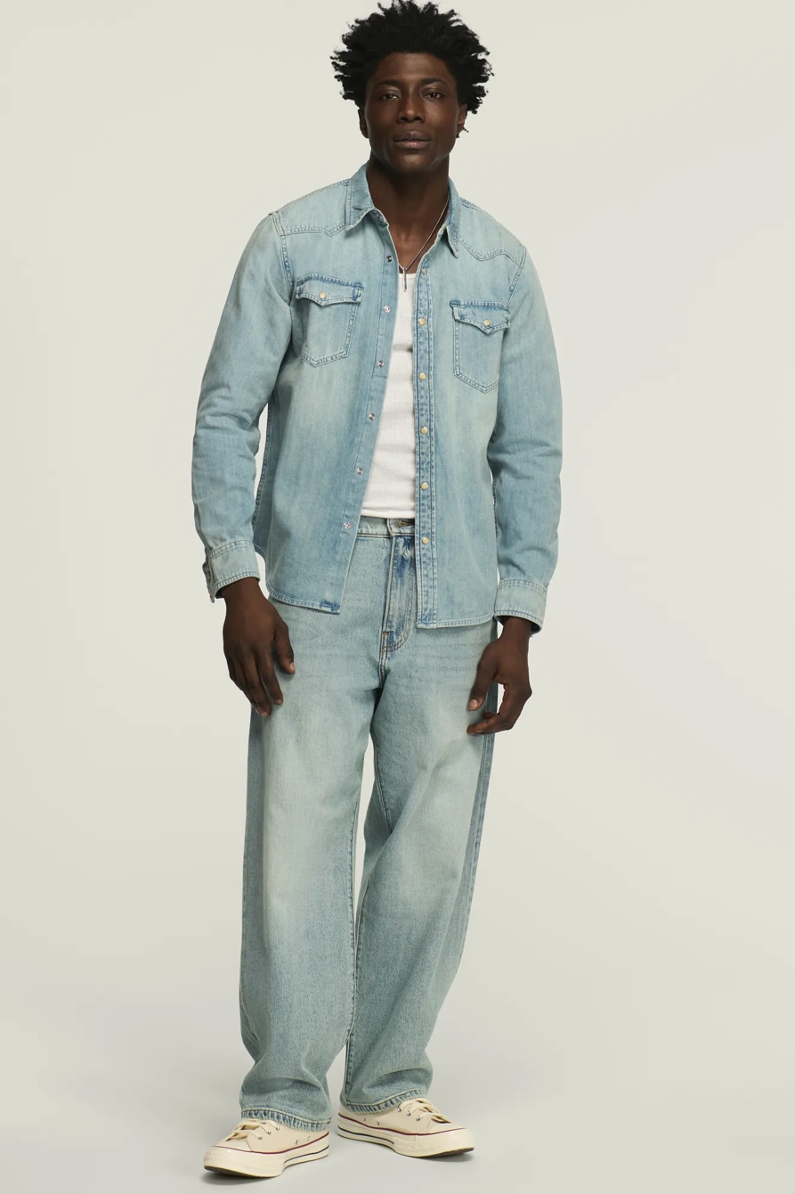 DENIM WESTERN SHIRT, image 2