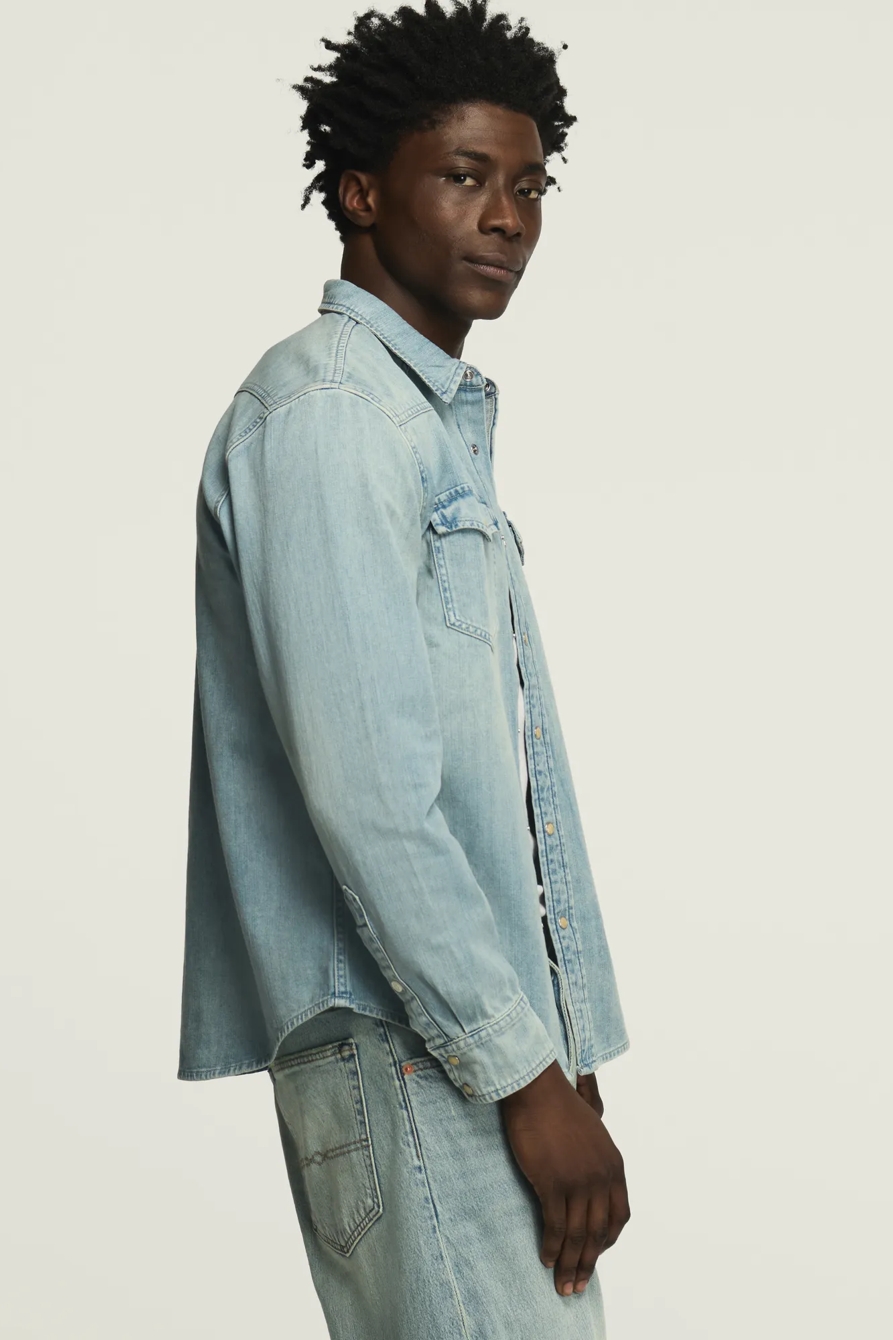 DENIM WESTERN SHIRT, image 4