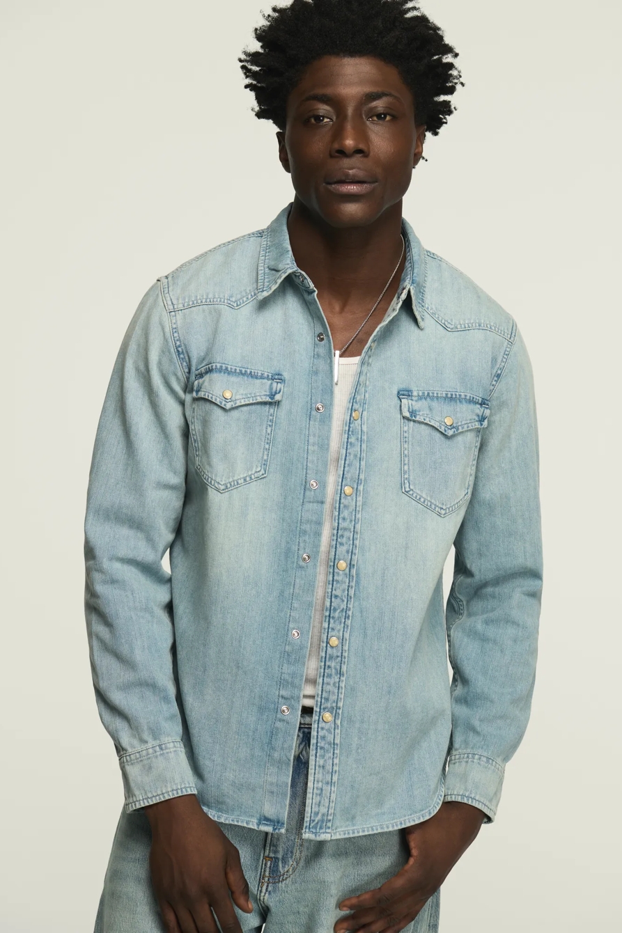DENIM WESTERN SHIRT, image 5