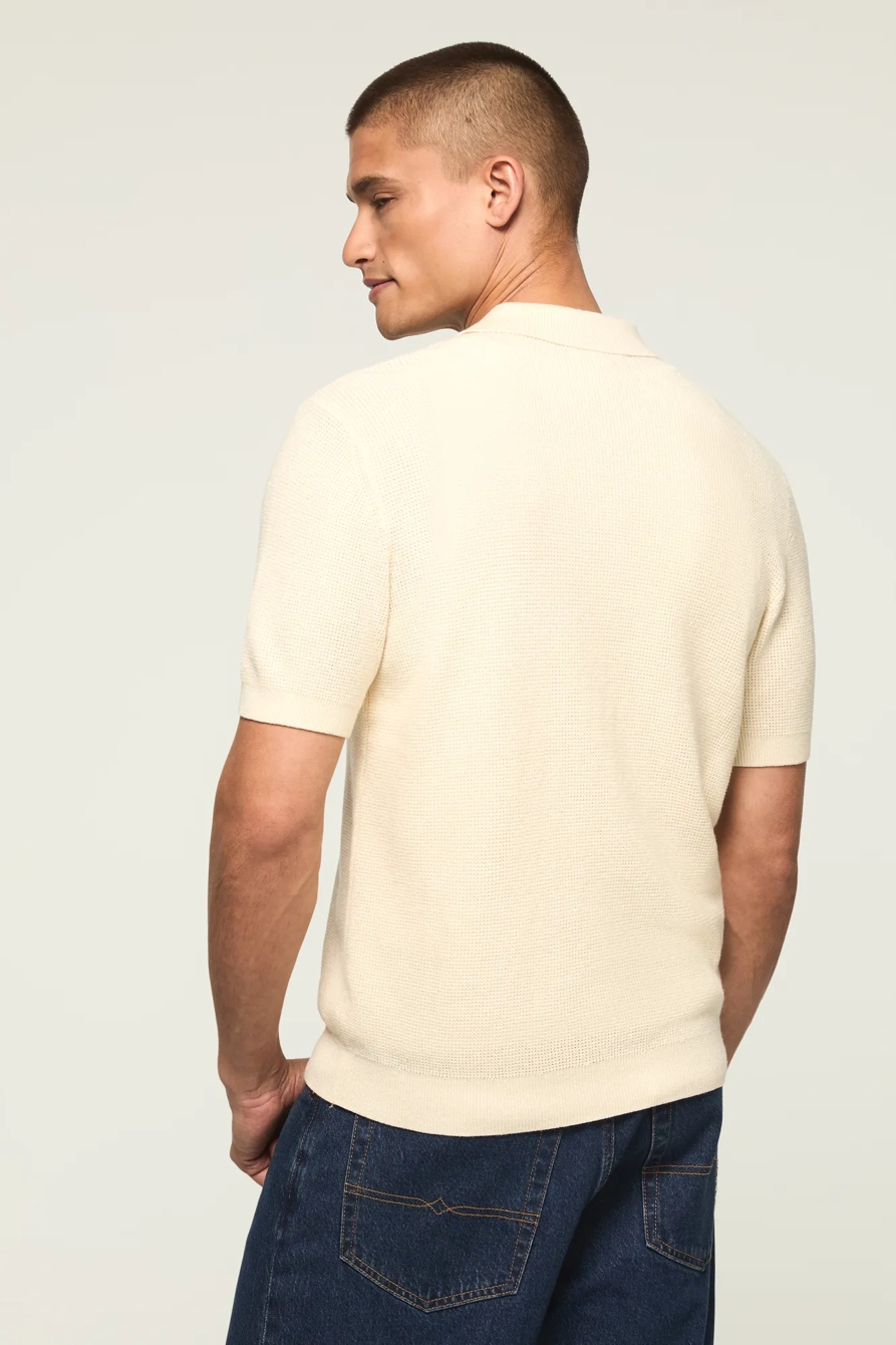 QUARTER ZIP POLO SWEATER, image 3