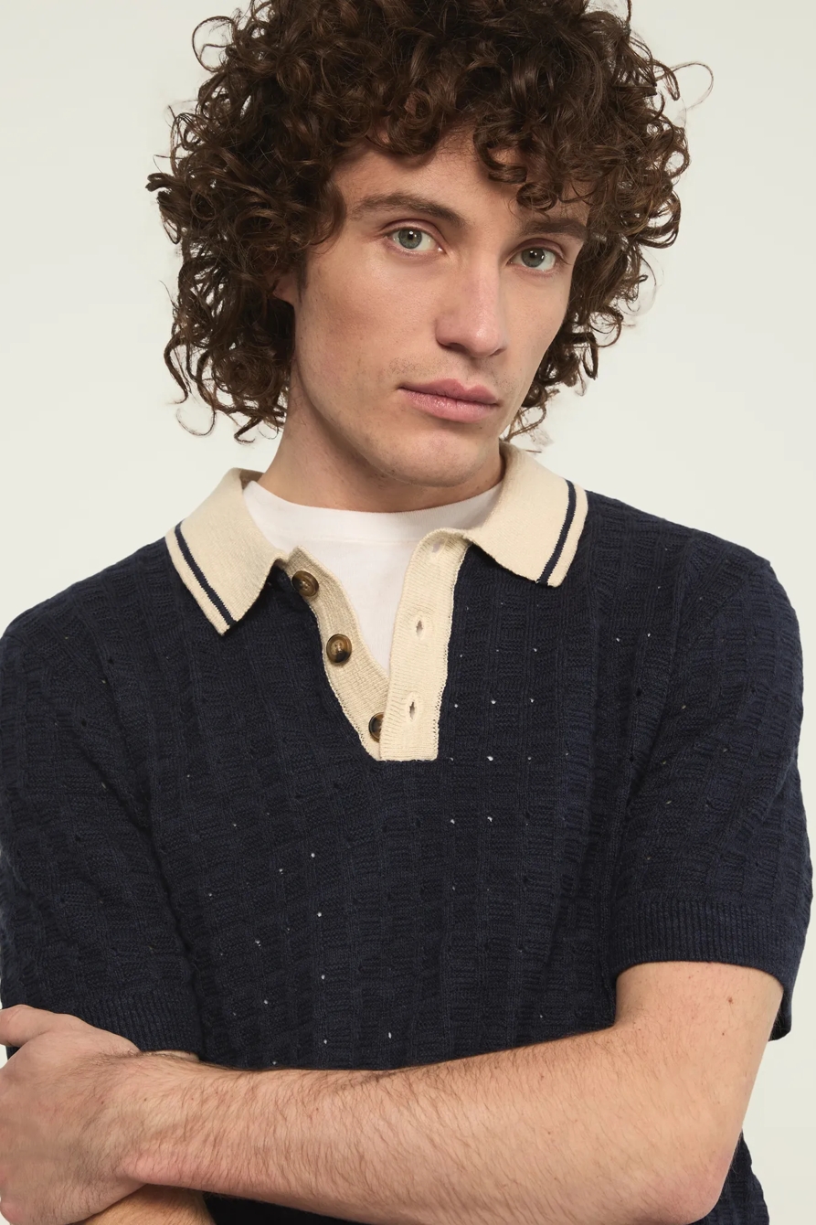 CONTRAST TIP POLO, image 2