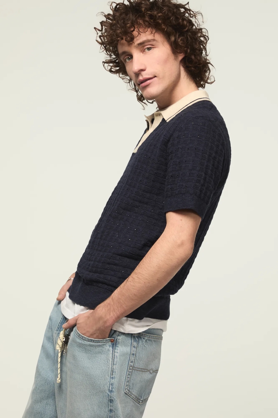 CONTRAST TIP POLO, image 4