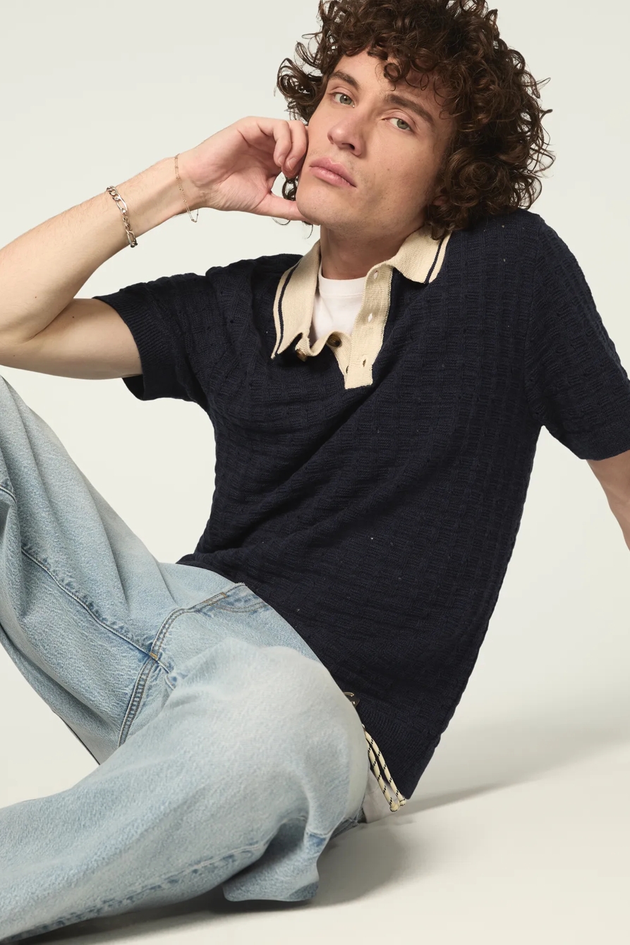 CONTRAST TIP POLO, image 5