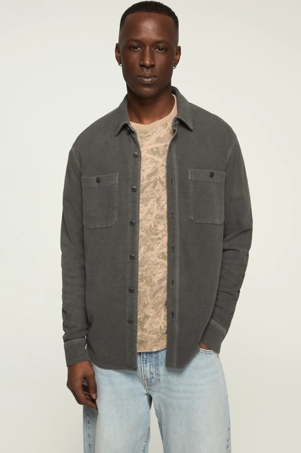 WAFFLE KNIT SHIRTING, image 1