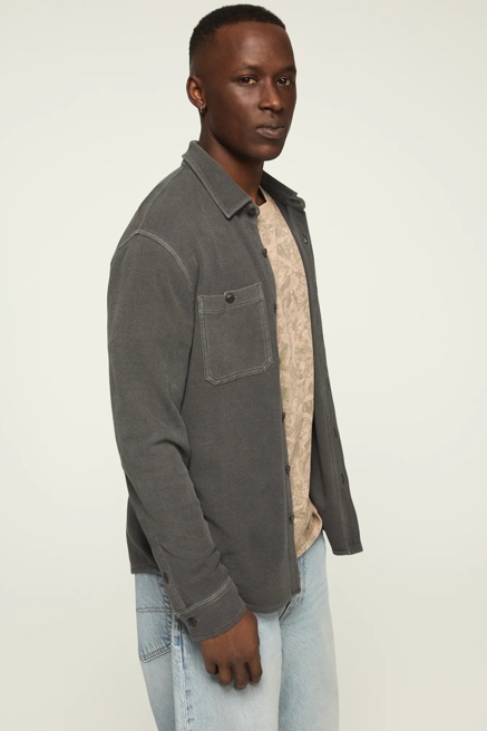 WAFFLE KNIT SHIRTING, image 4