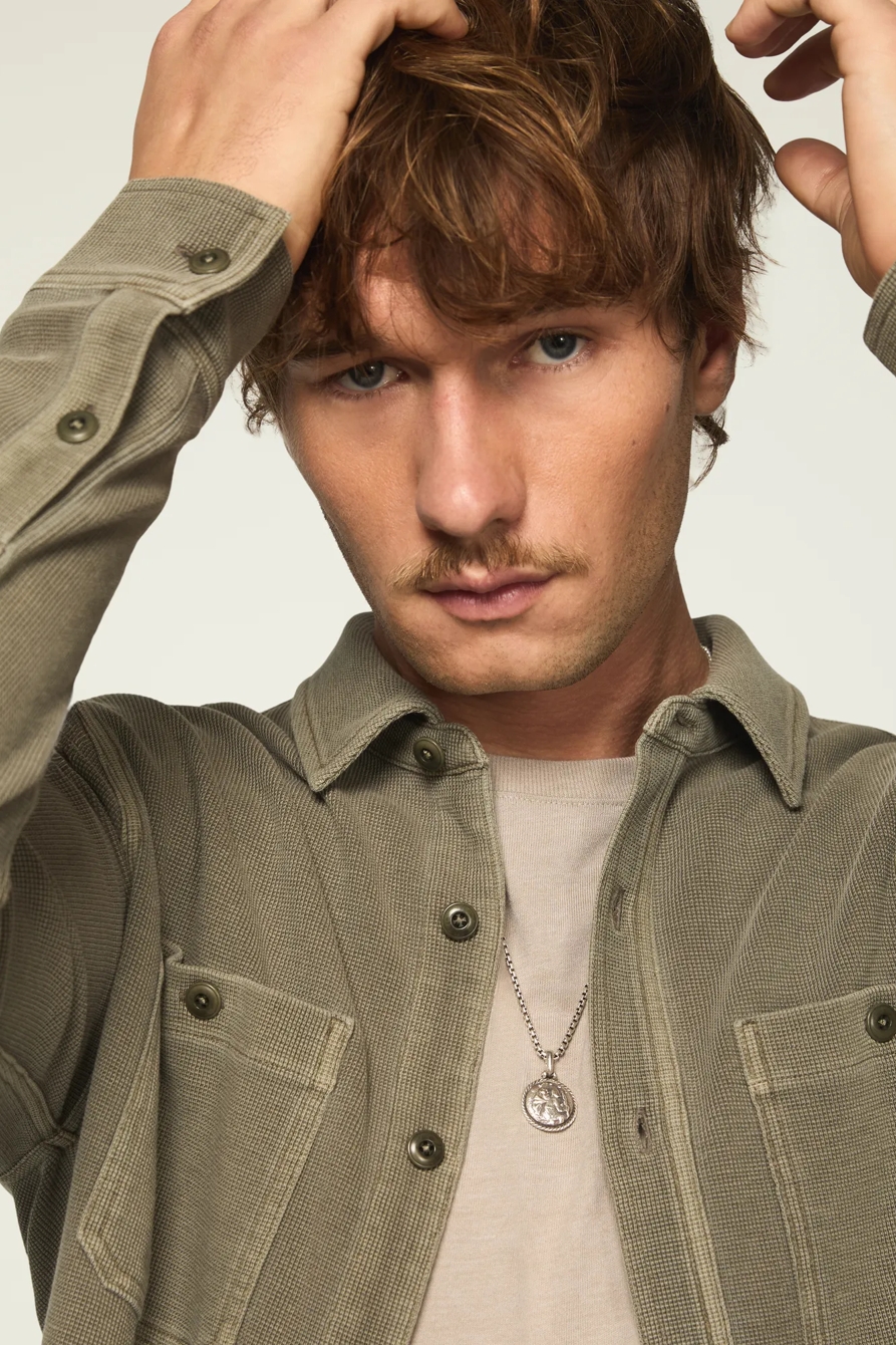 WAFFLE KNIT SHIRTING, image 2