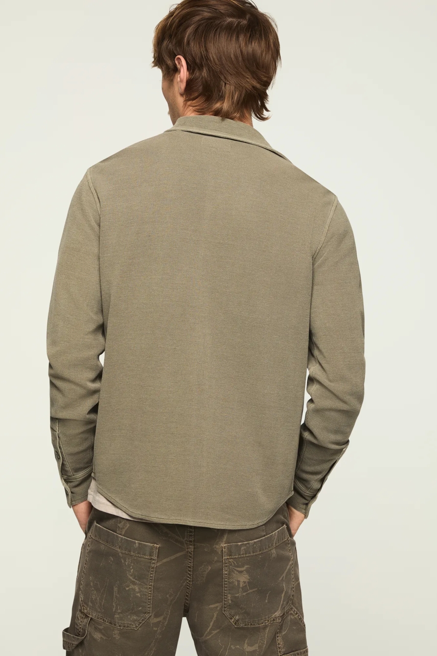 WAFFLE KNIT SHIRTING, image 3