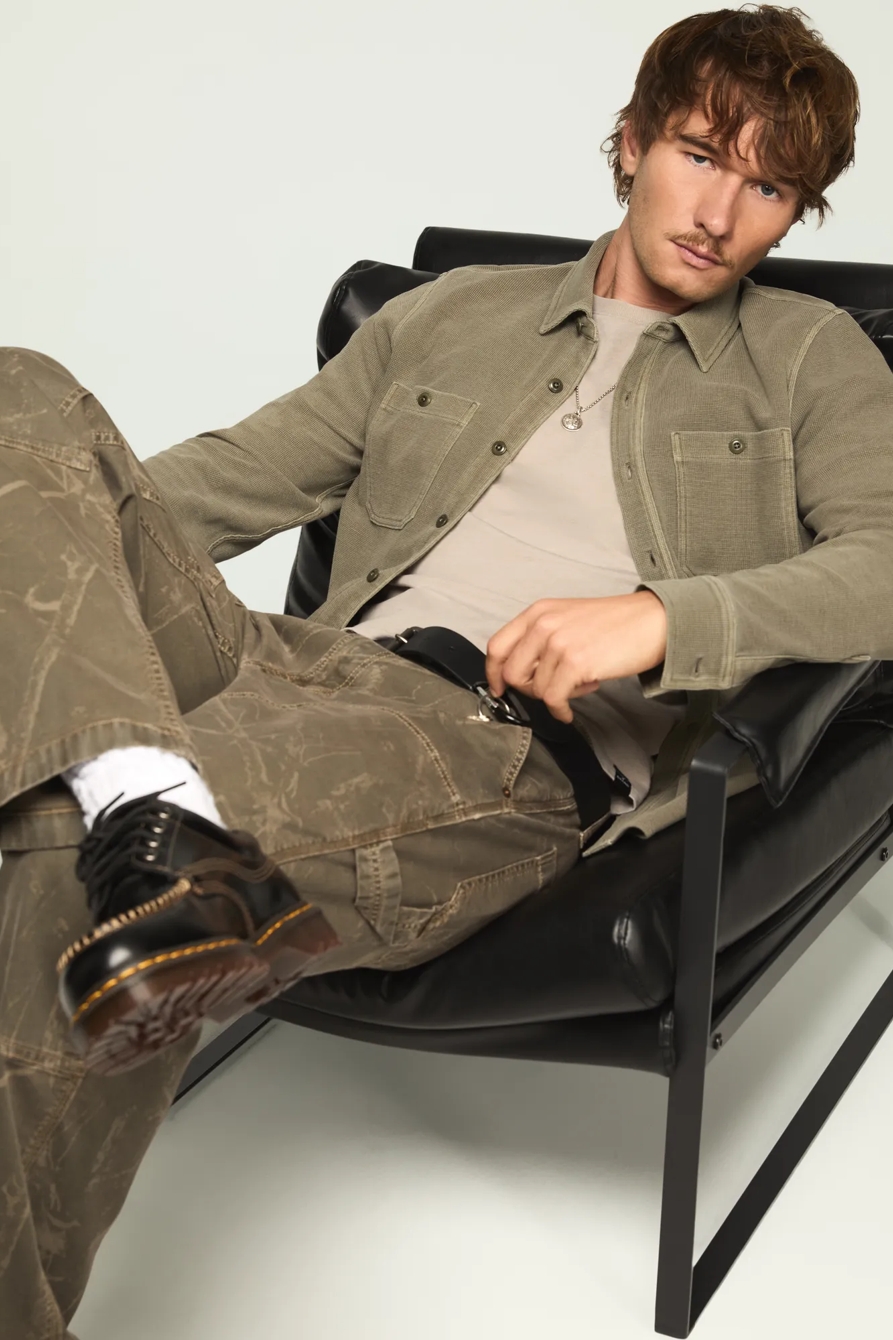 WAFFLE KNIT SHIRTING, image 5