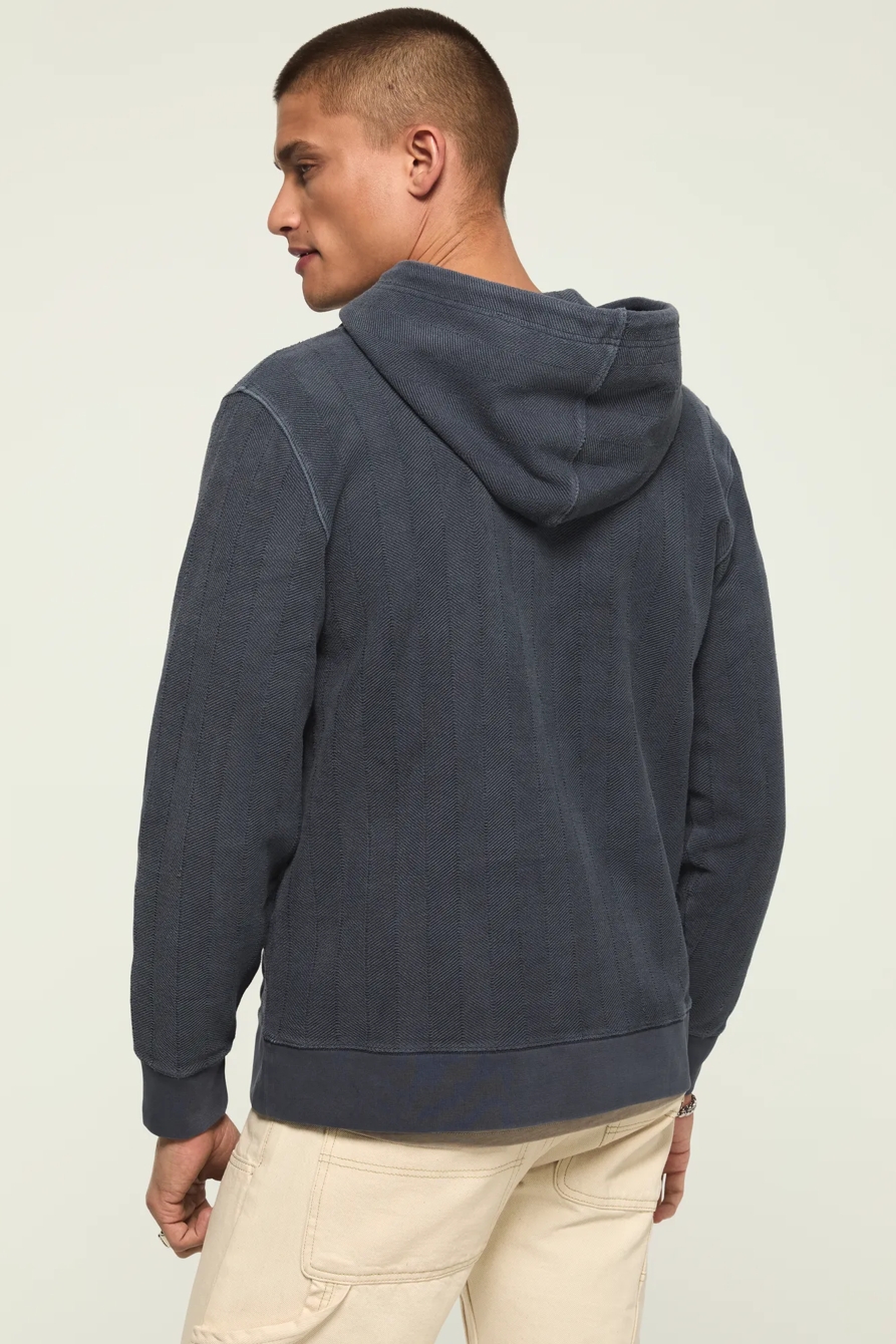 HERRINGBONE JACQUARD HOODIE, image 3