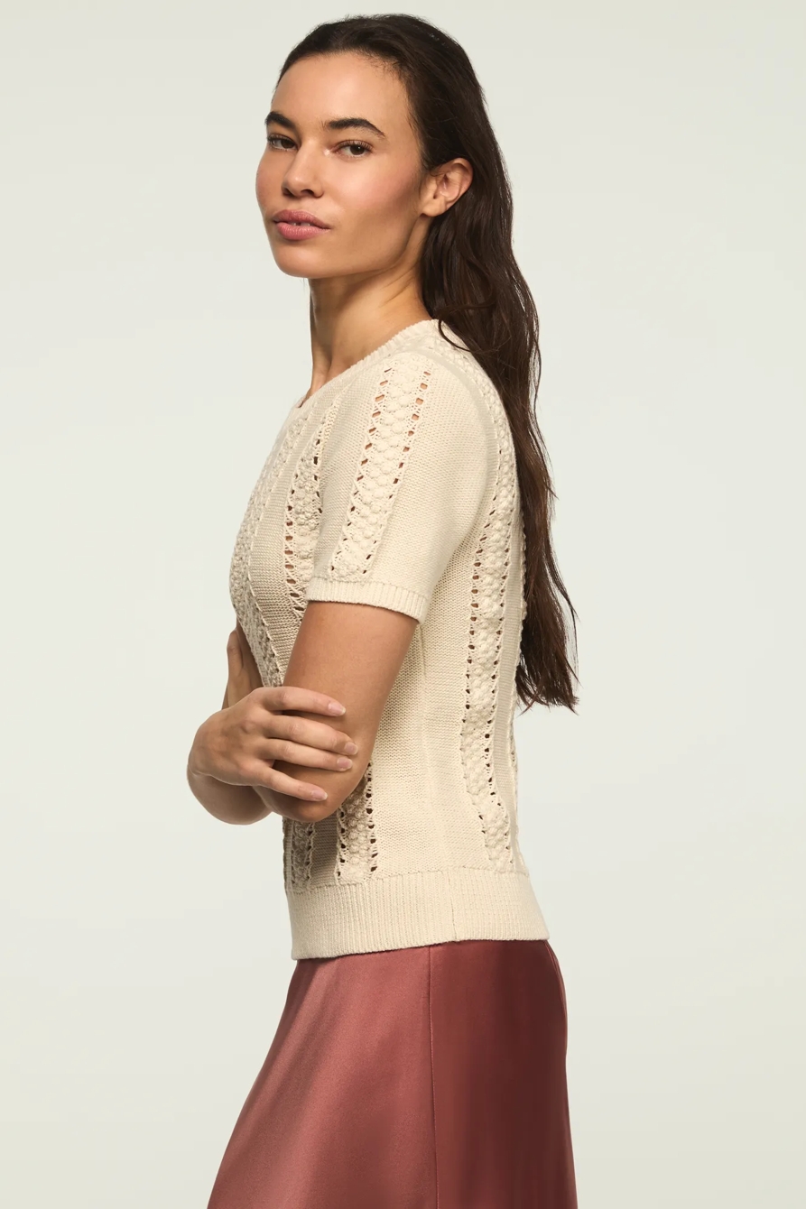 POINTELLE SWEATER TEE, image 4
