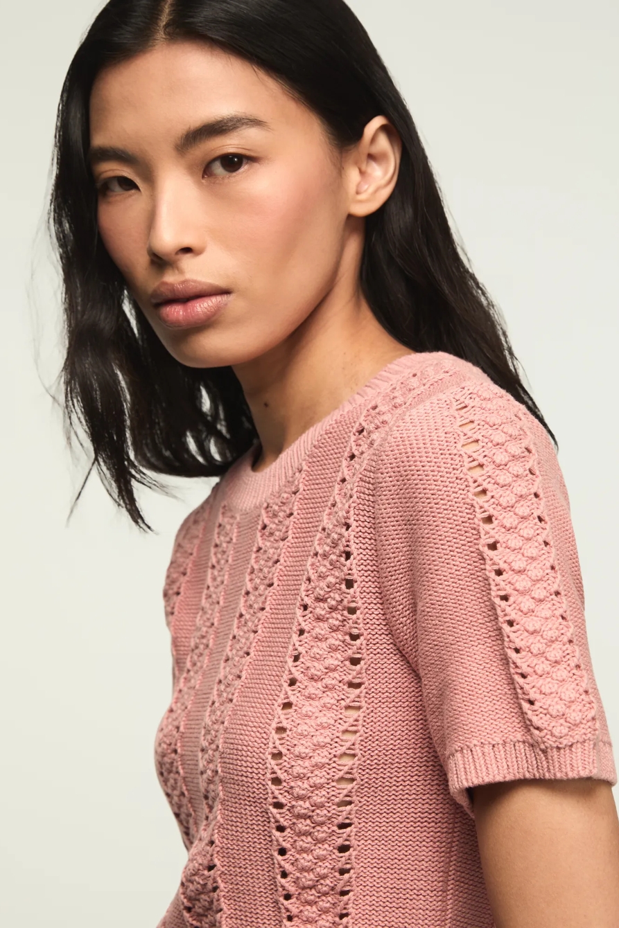 POINTELLE SWEATER TEE, image 2