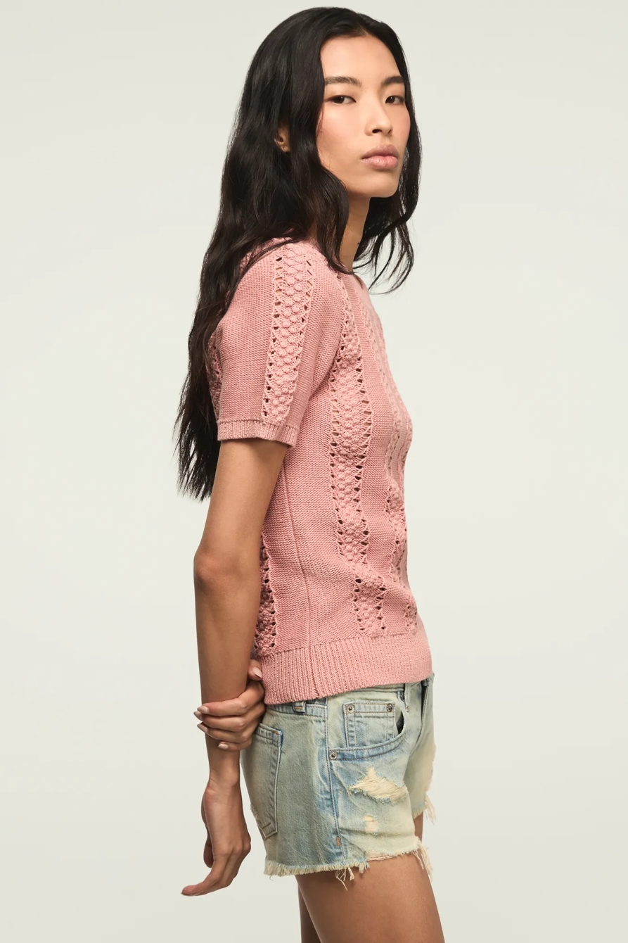 POINTELLE SWEATER TEE, image 4