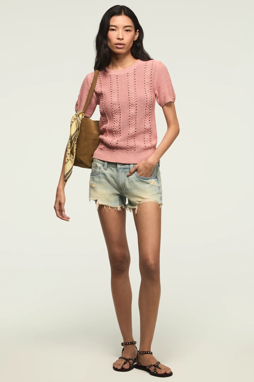 POINTELLE SWEATER TEE, image 5