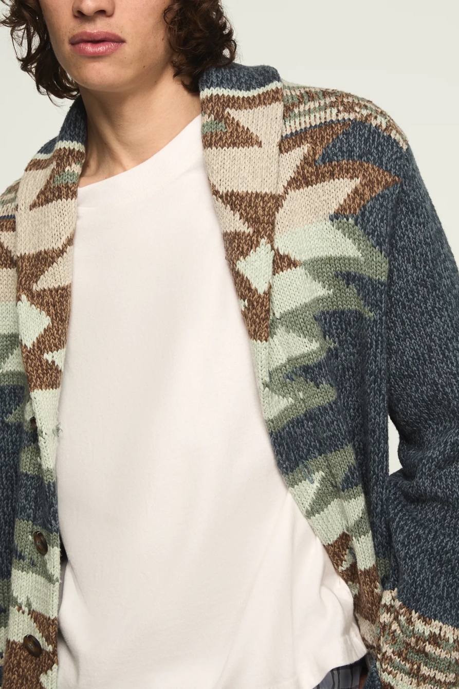 SOUTHWEST SHAWL COLLAR CARDI, image 2