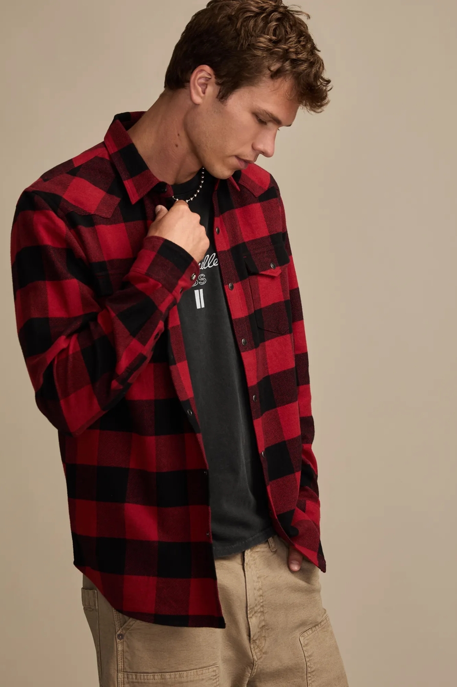 CLOUD SOFT FLANNEL WESTERN SHIRT, image 4